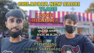 CHILAPATA NEW SADRI VLOGSRABHA DANCE VALLAGE KHURMAI Ranajit Sadri vlogs 1m [upl. by Nwahsyd]