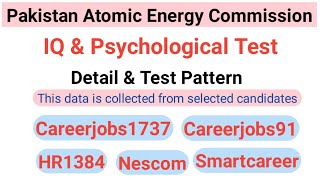 Atomic energy IQ amp Psychological test detail and pattern [upl. by Hephzibah]