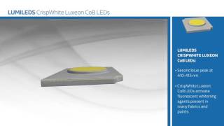 New at Mouser Electronics Lumileds CrispWhite LUXEON CoB LEDs [upl. by Naamana]