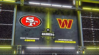 Madden NFL 24  San Francisco 49ers vs Washington Commanders  Week 17  Simulation  PS5 Gameplay [upl. by Felecia542]