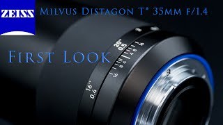 Zeiss Milvus 35mm f14 Distagon T  First Look  4K [upl. by Dorette]