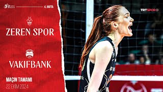 Maçın Tamamı  Zeren Spor  VakıfBank quotVodafone Sultanlar Ligiquot [upl. by Eetnuahs]