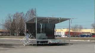 Stageline new SL50 Mobile Stage Trailer [upl. by Moira570]