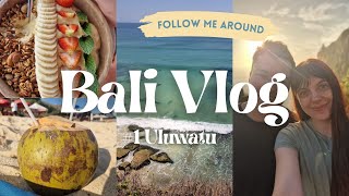 Bali Vlog 1  Uluwatus Strände Surfen amp Tempel 🌴 [upl. by Rech]