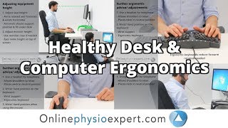 Computer ergonomics for back pain and RSI pain [upl. by Viridissa]