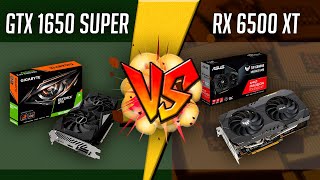 RX 6500 XT vs GTX 1650 SUPER [upl. by Allekram]