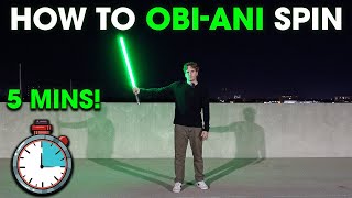 HOW TO ObiAni Spin Lightsaber Tutorial [upl. by Dorella478]