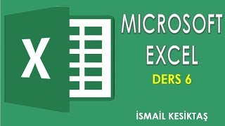 Microsoft Excel Ders 6  Etopla Formülü  İsmail Kesiktaş  Excel 2016 [upl. by Madriene]