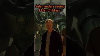 Average Salamander to an Eldar Child  Warhammer 40k meme warhammer40k warhammer memes shorts [upl. by Enelrad]