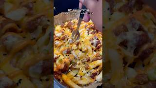 Air fried cheeseburger loaded fries in 16 minutes 👌🏼  shorts [upl. by Narej614]