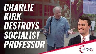 Charlie Kirk Destroys Socialist Professor [upl. by Picco]