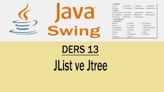 Java Swing  13  JList ve JTree [upl. by Pell]