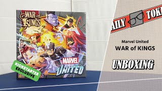 Marvel United WAR of KINGS  Unboxing [upl. by Anahir311]