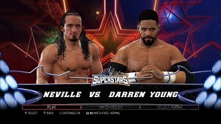 WWE 2K17 PS3  Neville VS Darren Young [upl. by Fezoj]