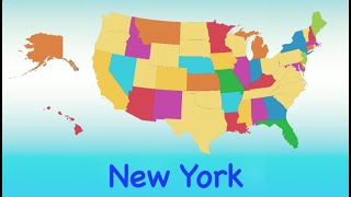 50 STATES THAT RHYME🇺🇸  Learn the 50 United States  Patriotic Songs for Kids Raggs Music [upl. by Doykos987]