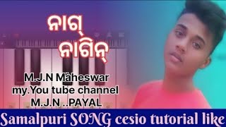 samalpuri Nagnagin song cesio tutorial MJN maheswar [upl. by Edas]