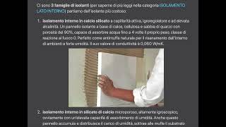 34 i 3 materiali migliori per lisolamento interno [upl. by Zoilla700]