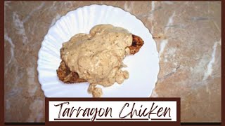 Tarragon Chicken  Chicken Steak [upl. by Bolten]