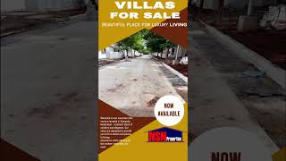 Hyderabad villas for sale kompally NSNPROPERTIES [upl. by Assereht]