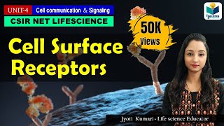 CELL SURFACE RECEPTORS  CELL SIGNALING  CSIR NET  LIGAND AND RECEPTORPART3 [upl. by Winikka495]