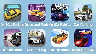 Drift Car Parking Drive and Park Multi Car Parking Car Parking and More Car Games iPad Gameplay [upl. by Merla]