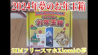 ヨドバシカメラ夢のお年玉箱 2024 SIMフリースマホ Xiomiの夢 [upl. by Lachus]