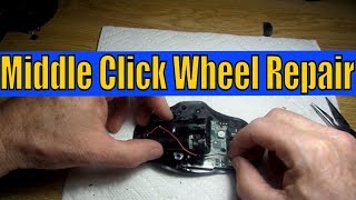 How to Repair the Middle Click Wheel on your Wireless Gaming Mouse [upl. by Imeaj]