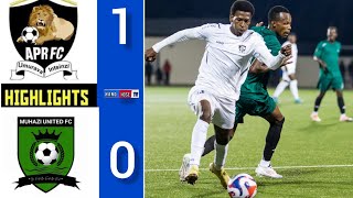 HIGHLIGHTS Goal APR FC 10 MUHAZI UNITED RPL 20242025 DAY 10 [upl. by Iadam]