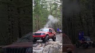 Two Jeep Grand Cherokees WJ off road at Tayuha shorts [upl. by Hunfredo]