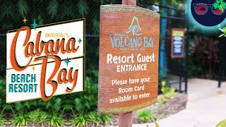 Private Resort Entrance to Volcano Bay from Universals Cabana Bay Beach Resort [upl. by Lavro]