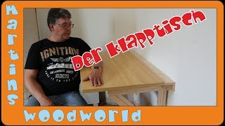 Genialer Klapptisch  einfach gebaut DIY [upl. by Brit]