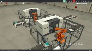 Production Line  FACTORY IO Scene [upl. by Einehpets]