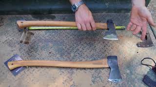 Hults Bruk Kisa VS Wetterlings Bushman Les Stroud Axe [upl. by Callista432]