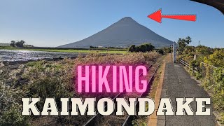 Hiking Kaimondake Volcanic Peak Kagoshima Area Kyushu Japan [upl. by Oigufer321]