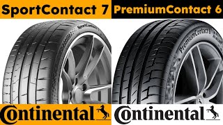 Continental SportContact 7 vs Continental PremiumContact 6 [upl. by Eelyak]