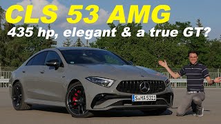 2022 Mercedes CLS 53 AMG facelift driving REVIEW  the best Benz GT [upl. by Herates241]