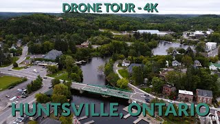 Drone Tour Huntsville Ontario [upl. by Nutsud244]