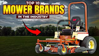 Top 10 Lawn Mower Brands in 2024 [upl. by Ataner]