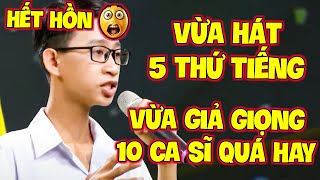 HẾT HỒN😲NHÂN TÀI BOLERO NHÍ vừa HÁT 5 THỨ TIẾNG vừa GIẢ GIỌNG 20 CA SĨ được GK KHEN KHÔNG NGỚT LỜI [upl. by Htiduy530]