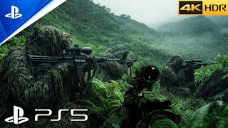 PS5 ALL GHILLIED UP SNIPER MISSION  Realistic ULTRA Graphics Gameplay 4K 60FPS HDR Call of Duty [upl. by Inama]