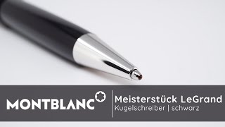 Montblanc Meisterstück Ballpoint Pen  LeGrand  PlatinumPlated [upl. by Kahcztiy]