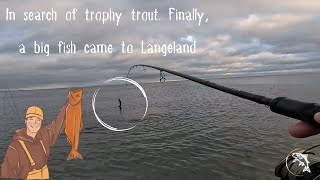 In search of trophy trout Finally a big fish came to Langeland [upl. by Howlyn726]