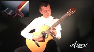 Guitar Solo Aiersi Cutaway All Solid Professional Classical Guitar SC093AC [upl. by Aurelia715]