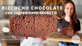 BIZCOCHUELO DE CHOCOLATE  POCOS ingredientes  SECRETOS y TÉCNICA  el MÁS húmedo [upl. by Macfadyn]