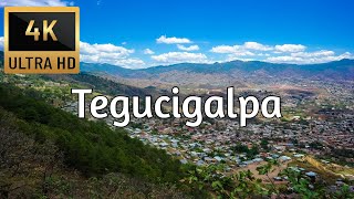 🇭🇳 TEGUCIGALPA HONDURAS 4K Drone Tour  Best Drone Compilation  Trips On Couch [upl. by Premer]