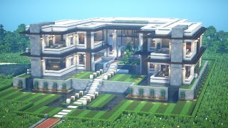 Minecraft Modern Mansion Tutorial  Interior  Architecture Build 14 [upl. by Akapol]