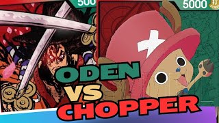 OP08 Store Tournament Round 1  RG Oden vs Chopper  One Piece Trading Card Game [upl. by Faye936]