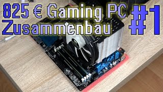 825 € Gaming PC Zusammenbau CPU Kühler amp Netzteil einbaueninstallieren 13 [upl. by Davidson]