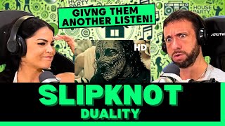 HOW WILL THIS COMPARE TO PSYCHOSOCIAL First Time Hearing Slipknot  Duality Reaction [upl. by Neelhsa]