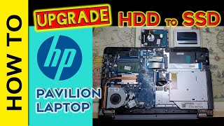 How to upgrade HDD to SSD on HP Pavilion Laptop and Clone your HDD for Free [upl. by Yrailih]